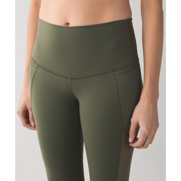 LULULEMON Barre Star Pant *Full-On Luon (Fatigue Green) - Picture 3 of 15